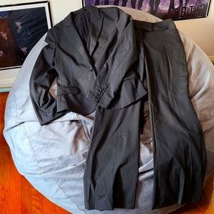 Ladies pinstripe pantsuit